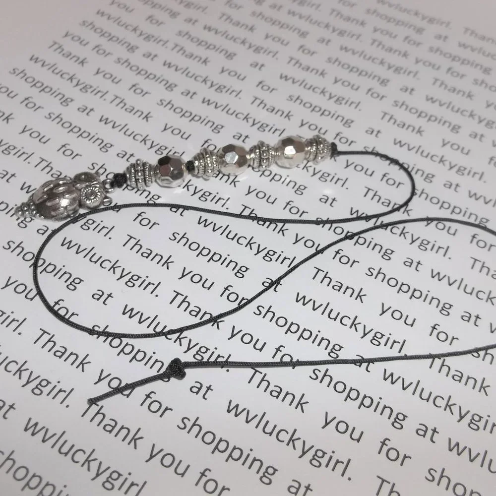 NWT Owl Bookmarker Bookmark Book Reading Gift Idea Beaded Handmade Silver 8156